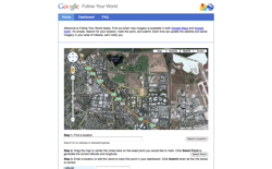 screenshot Google Follow Your World