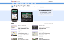screenshot Google Maps Navigation