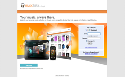 screenshot Google Music