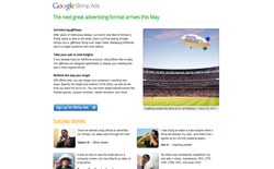 screenshot Google Blimp Ads