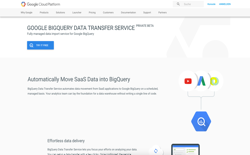 screenshot Google BigQuery Data Transfer Service