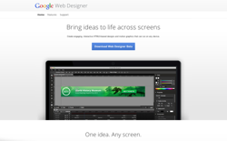 screenshot Google Web Designer