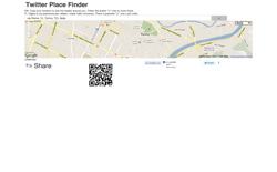 screenshot Twitter Place Finder