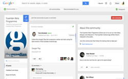 screenshot Guardian Beta Programme