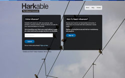 screenshot Harkable
