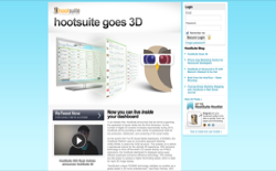 screenshot HootSuite 3D beta