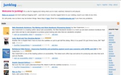 screenshot junklog