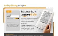 screenshot kindle publishing for blogs