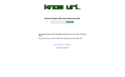 screenshot KnowURL