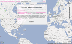 screenshot Lastmusicmap