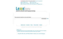screenshot Lexxe