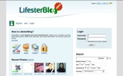 screenshot LifesterBlog
