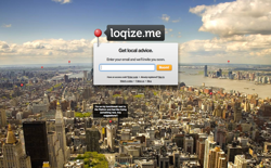 screenshot loqize.me