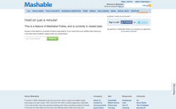 screenshot Mashable Follow