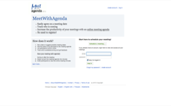 screenshot MeetWithAgenda