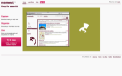 screenshot Memonic