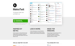 screenshot MetroTwit