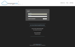 screenshot MongoLab