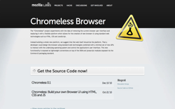 screenshot Chromeless Browser