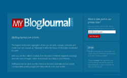 screenshot MyBlogJournal