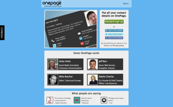 screenshot OnePage
