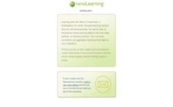 screenshot NanoLearning