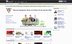 screenshot Newsgrape
