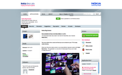 screenshot Nokia Big Screen