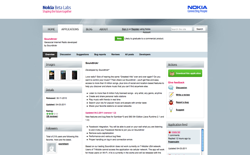 screenshot Nokia Soundtrckr