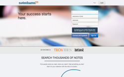 screenshot NoteShares