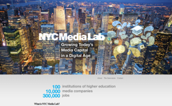 screenshot NYC Media Lab