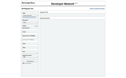 screenshot New York Times API Request Tool