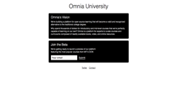screenshot Omnia University