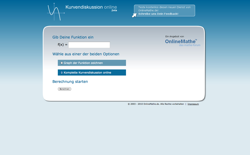 screenshot Kurvendiskussion online