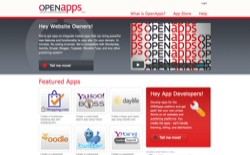 screenshot OPENapps