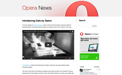 screenshot Cats by Opera