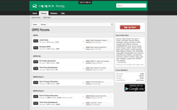 screenshot Oppo Forums