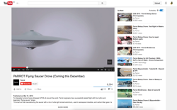 screenshot Parrot Flying Saucer Drone