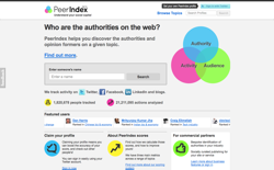 screenshot PeerIndex
