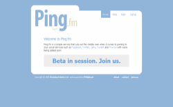 screenshot Ping.fm
