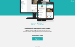 screenshot Pocket Social