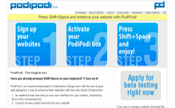 screenshot PodiPodi
