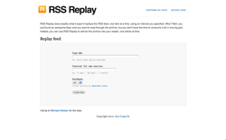 screenshot RSS Replay