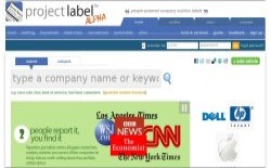 screenshot Project Label