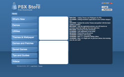 screenshot PSX Store