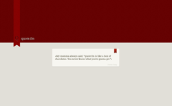screenshot quote.fm