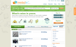 screenshot Rentalic