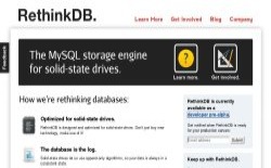 screenshot RethinkDB