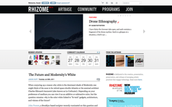screenshot Rhizome