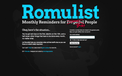 screenshot Romulist
